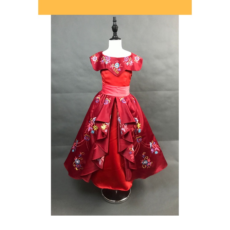 Elena Of Avalor Embroidered Regal Girls Size Cosplay Costume