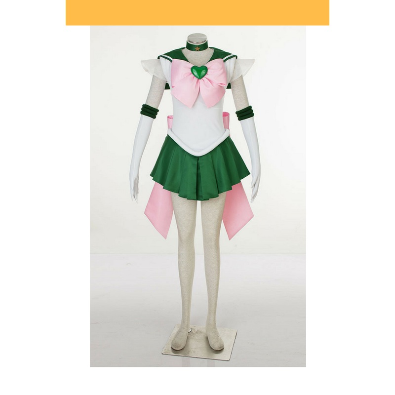 Sailormoon Super S Sailor Jupiter Makoto Kino Cosplay Costume