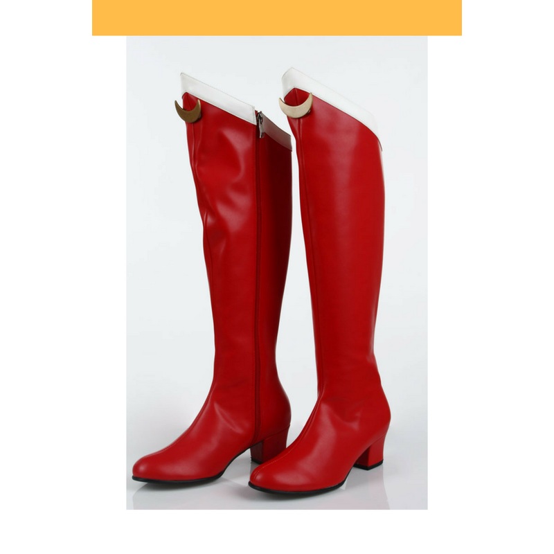 Sailormoon Usagi Tsukino Dark Red Cosplay Shoes
