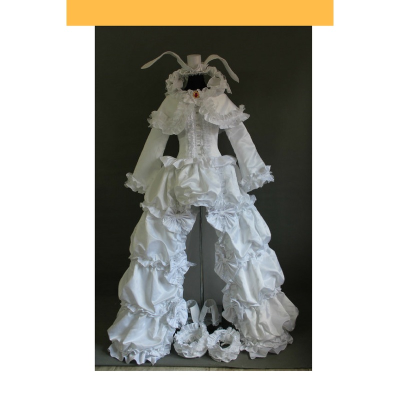 Vocaloid Miku White Rabbit Cosplay Costume