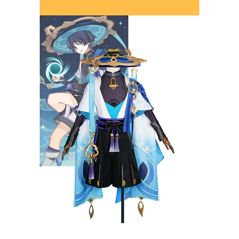 Wanderer Genshin Impact Limited Sizing Cosplay Costume