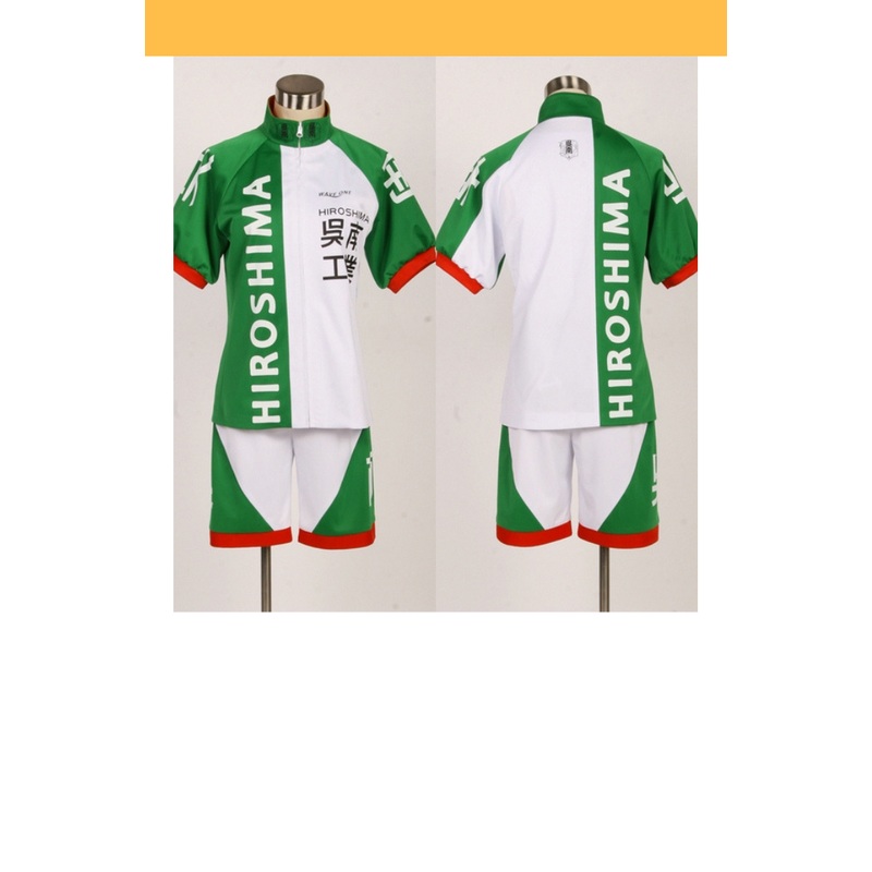 Yowamushi Pedal Hiroshima Kureminami Technical High School Eikichi Machimiya Cosplay Costume