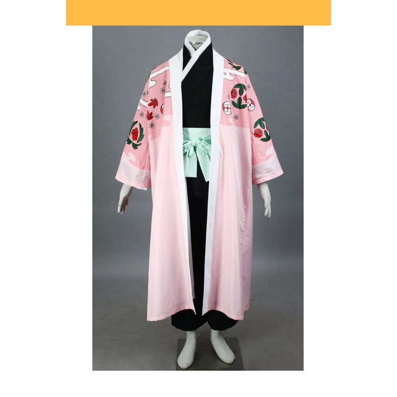 Bleach Shunsui Sozosuke Jiro Kyoraku Shinigami Cosplay Costume