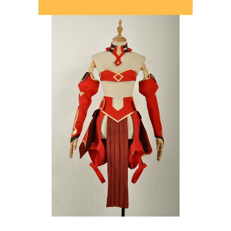 Fate Saber of Red Cosplay Costume