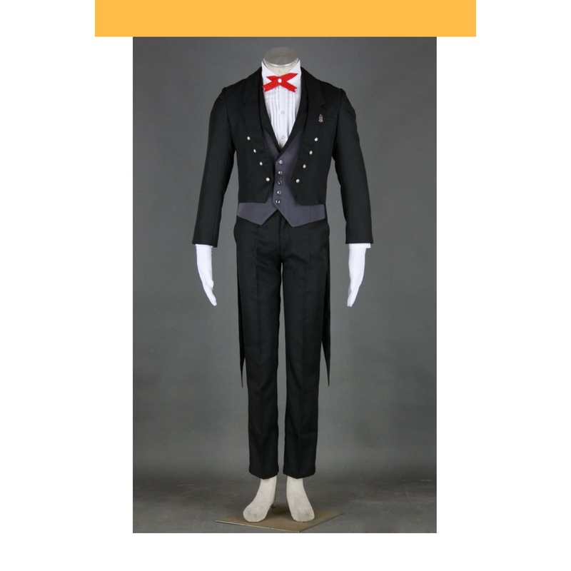 Black Butler Kuroshitusji Sebastian S2 Cosplay Costume