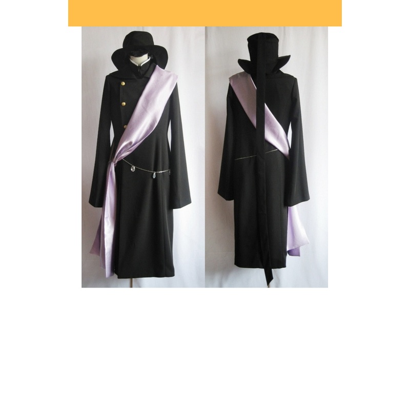Black Butler Kuroshitusji Undertaker Cosplay Costume