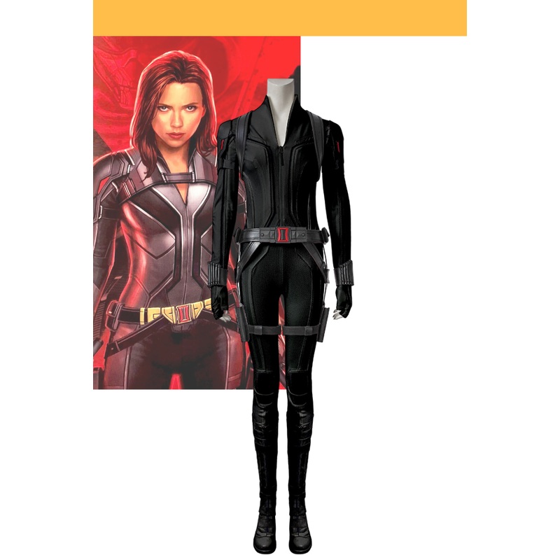 Black Widow 2021 Movie Stealth Black Cosplay Costume