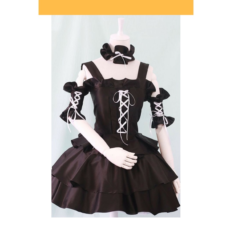 Chobits Chii Black And White Cosplay Costume