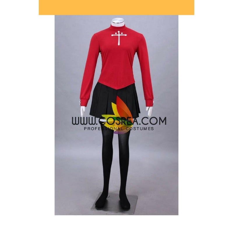 Fate Rin Tohsaka Casual Cosplay Costume