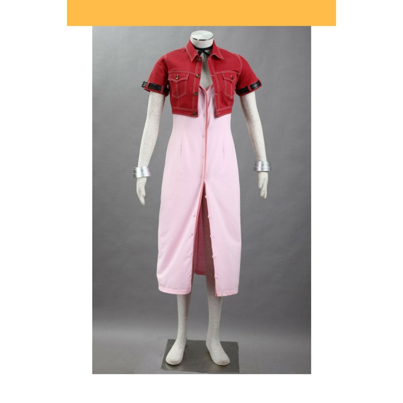 Final Fantasy VII FF7 Aerith Gainsborough Cosplay Costume