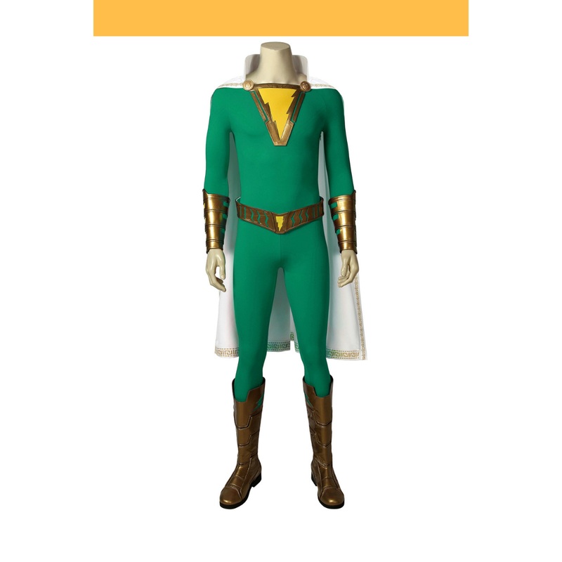 Shazam Green Version Cosplay Costume