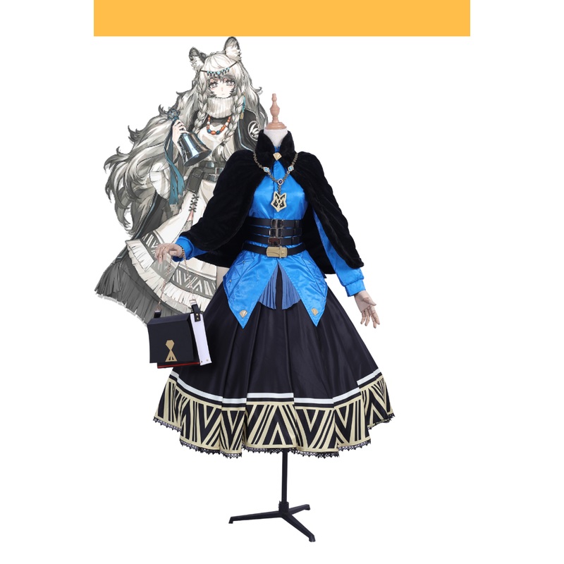 Arknights Caster’s Frost Icefield Messenger Cosplay Costume