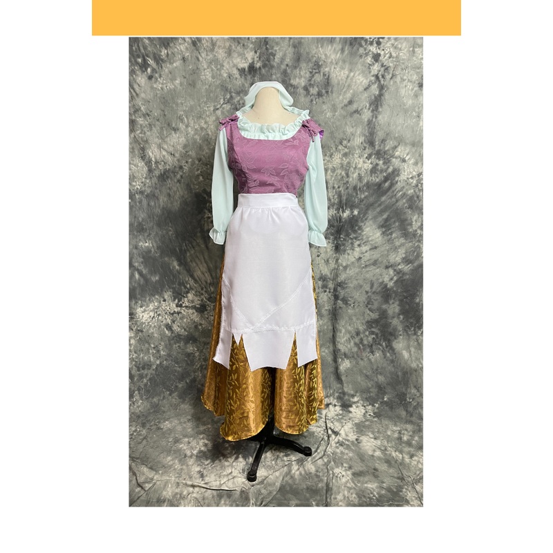 Cinderella Brocade Maid Cosplay Costume