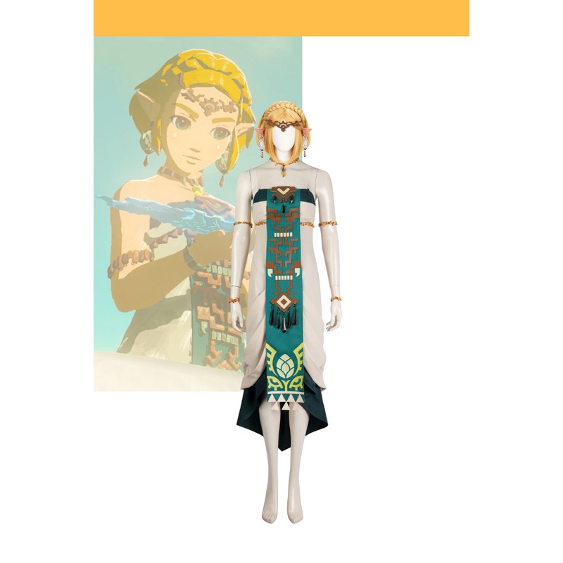 Zelda Tears of Kingdom Custom Dress Set