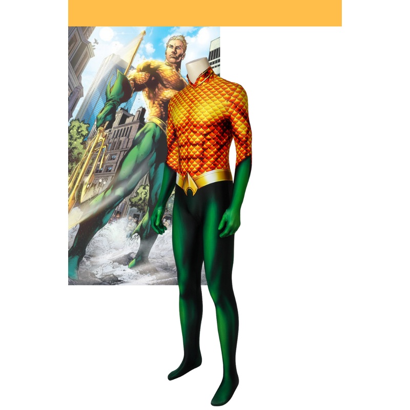 Aquaman Classic Version Digital Printed Cosplay Costume