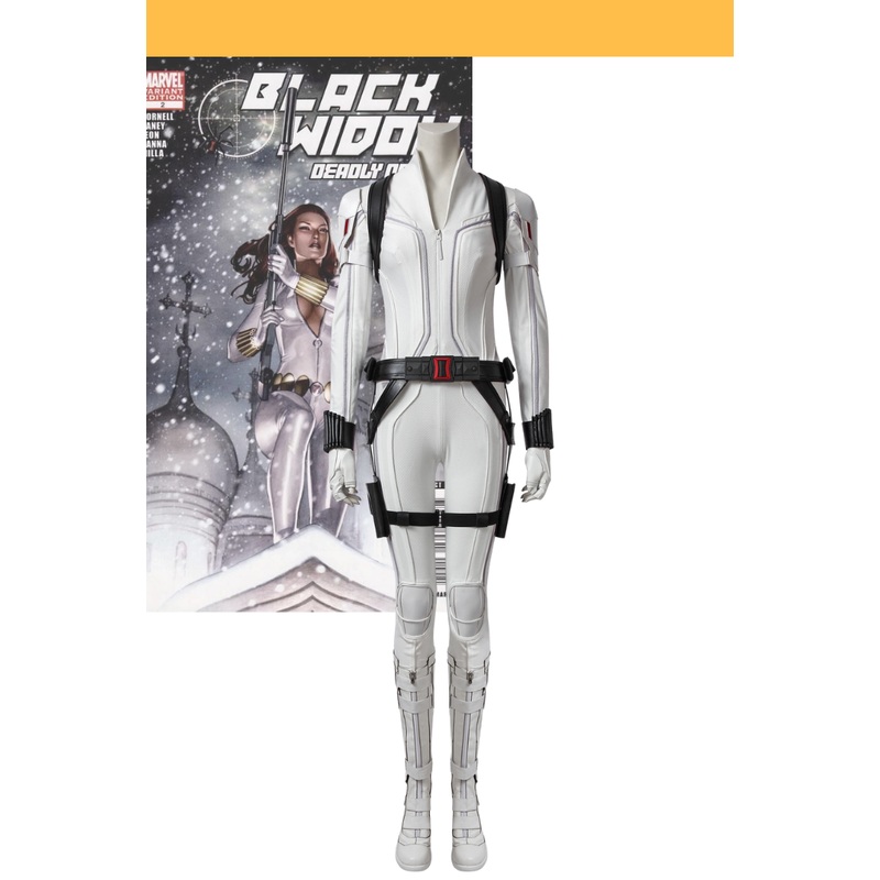 Black Widow 2021 Movie White Complete Cosplay Costume