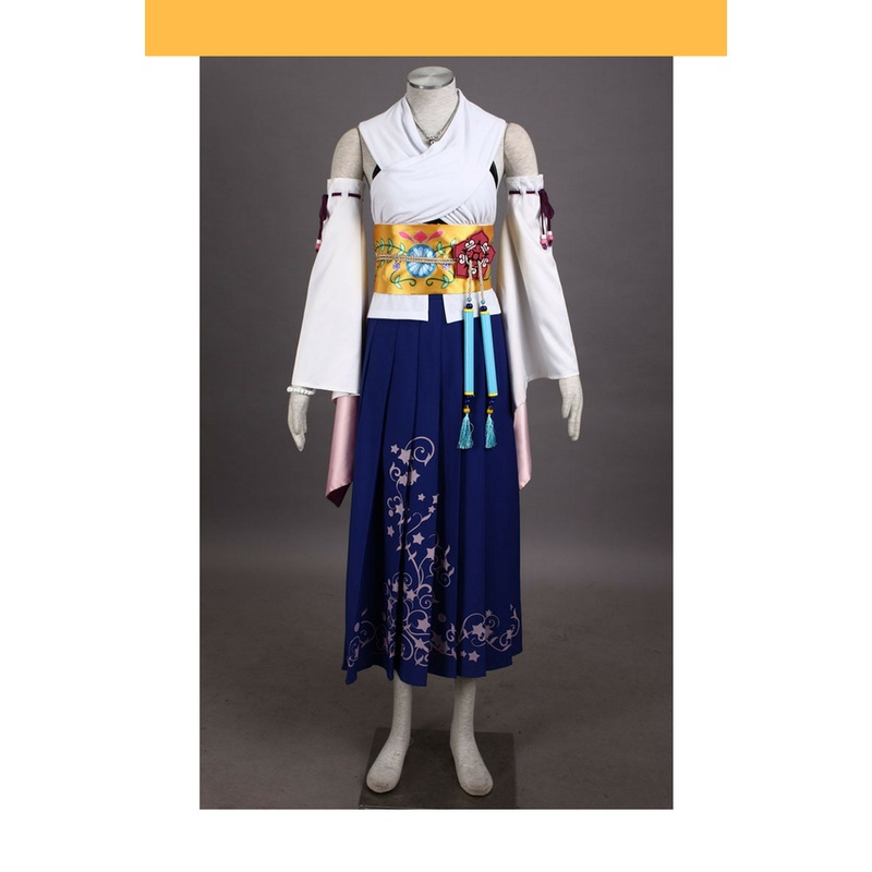 Final Fantasy X FF10 Yuna Complete Cosplay Costume