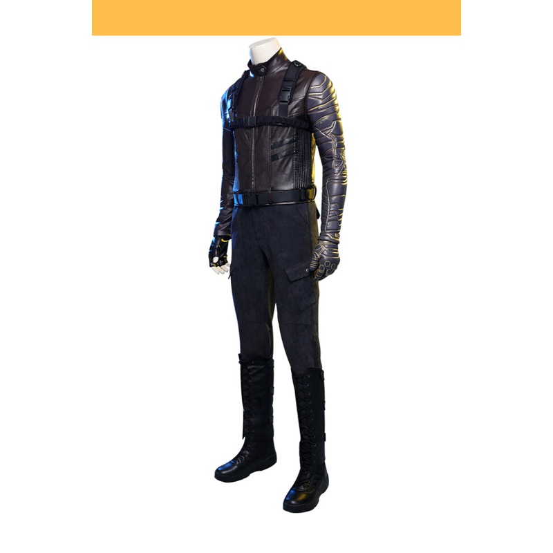 Winter Soldier The Falcon And Winter Soldier TV Series Full PU Leather Version Cosplay Costume