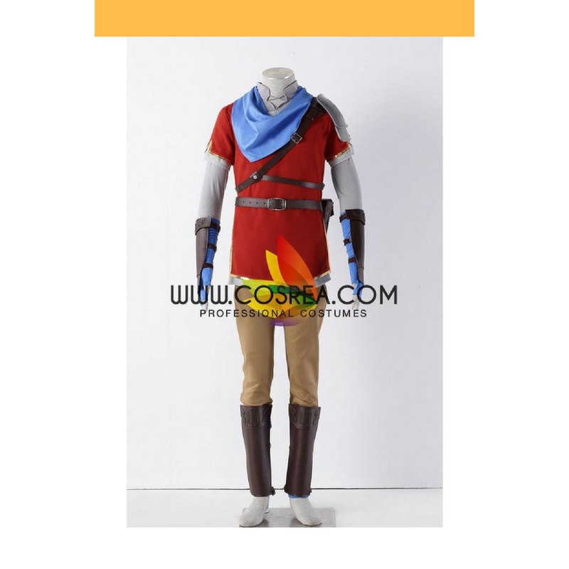 Zelda Hyrule Warriors Link Red Cosplay Costume