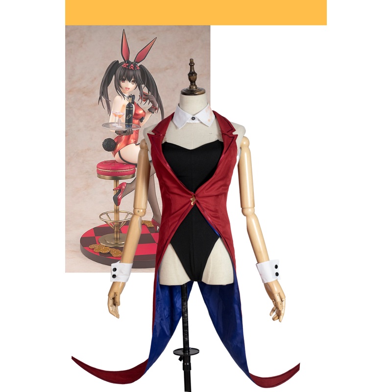 Date A Live Kurumi Tokisaki Bunny Girl Cosplay Costume