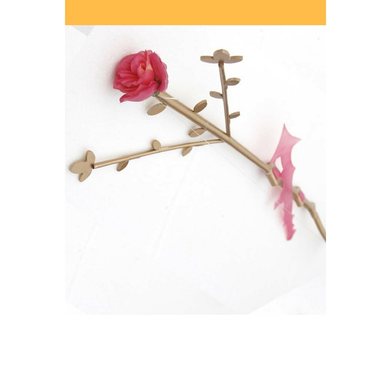 Puella Magi Madoka Magica Rose Branch Bow Cosplay Prop