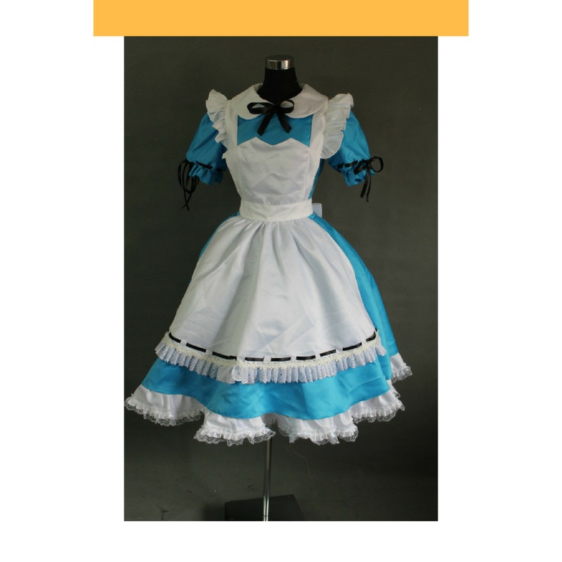 Vocaloid Miku Alice In Musicland Cosplay Costume