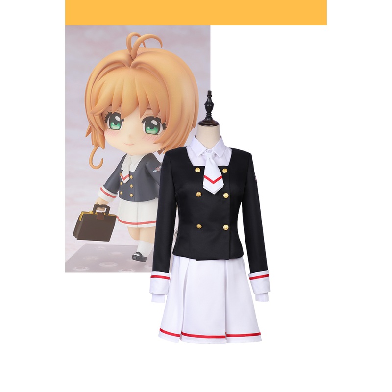 Cardcaptor Sakura Clear Card Sakura Middle School Uniform Cosplay Costume