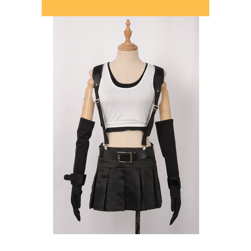Final Fantasy VII Remake FF7 Remake Tifa Uniform Fabric Cosplay Costume