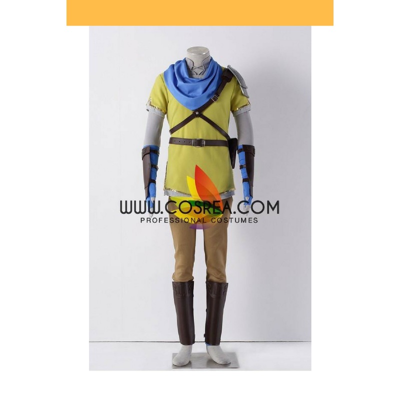 Zelda Hyrule Warriors Link Yellow Cosplay Costume