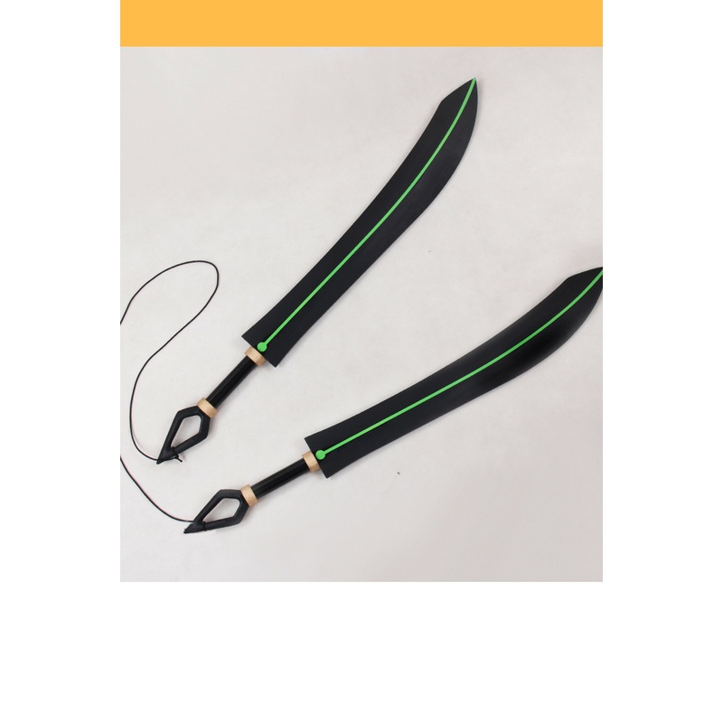 Seraph of The End Shiho Kiseki O Double Sword Cosplay Prop