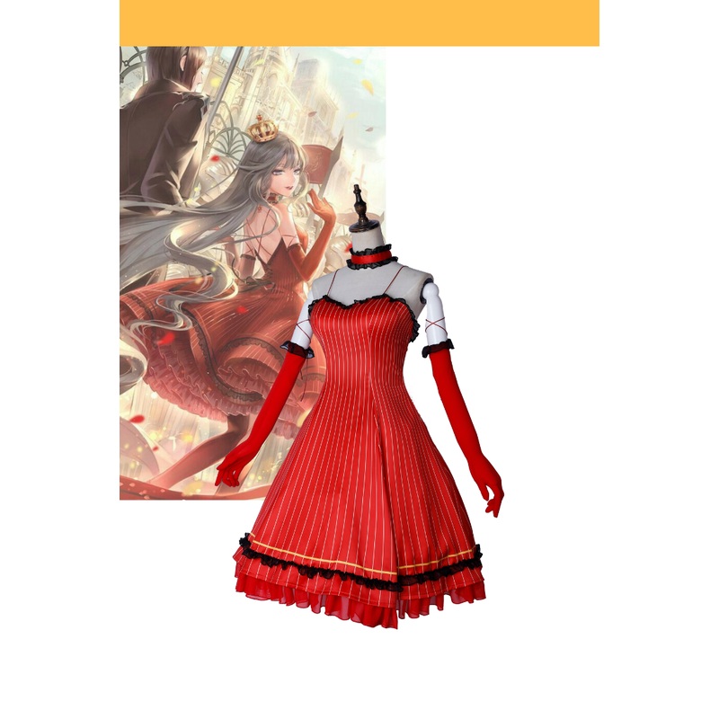 Shining Nikki Lilith Red Dress Cosplay Costume