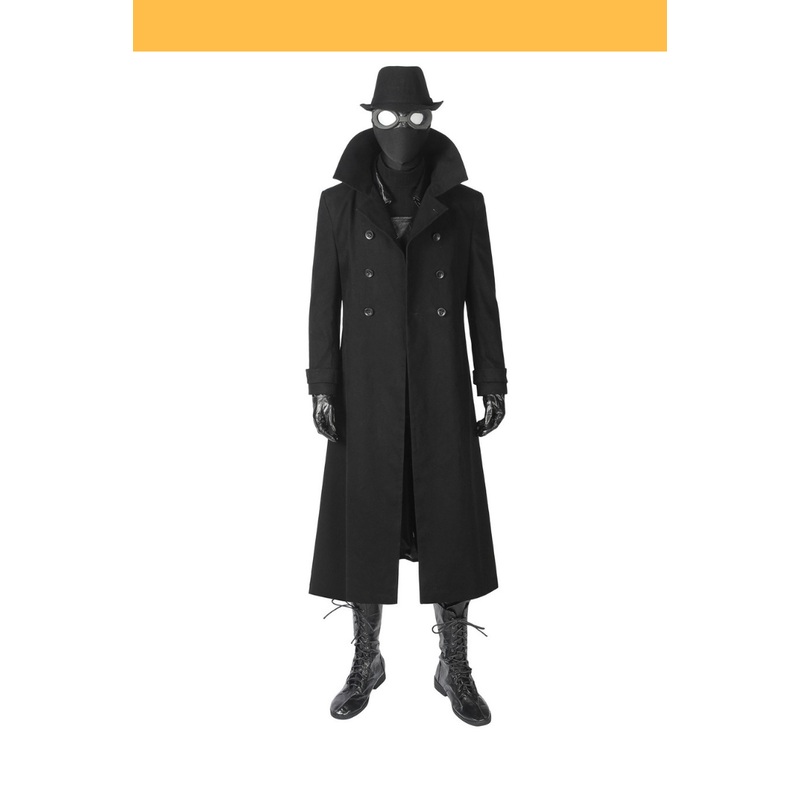 Spider Noir Into The Spider-Verse PU Leather Cosplay Costume