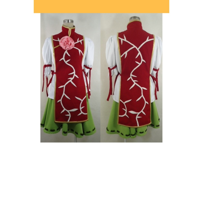Touhou Project Wild & Horned Hermit Kasen Ibaraki Cosplay Costume