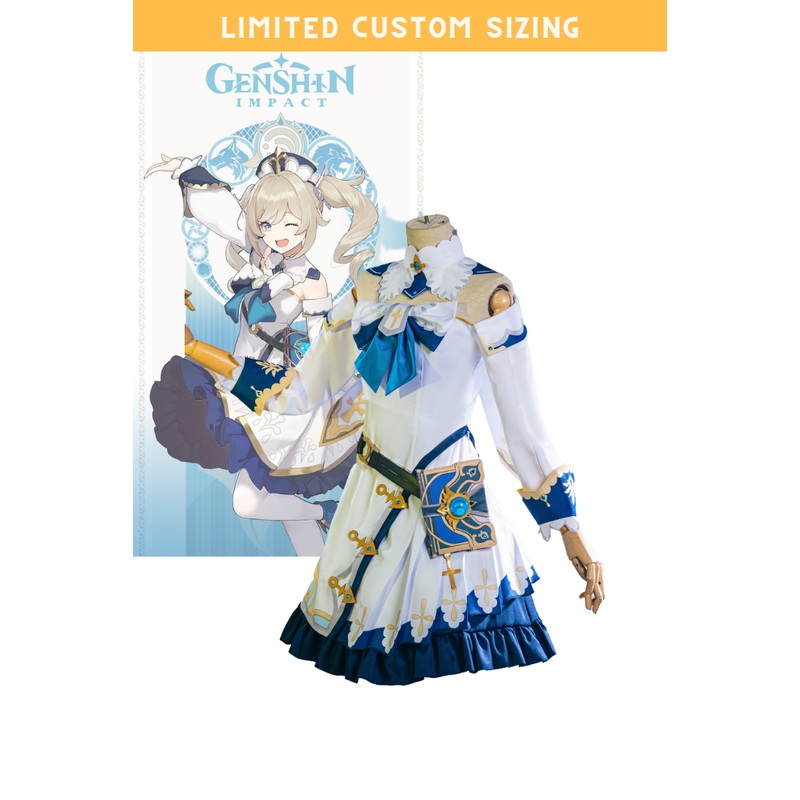 Barbara Genshin Impact Limited Custom Sizing Cosplay Costume