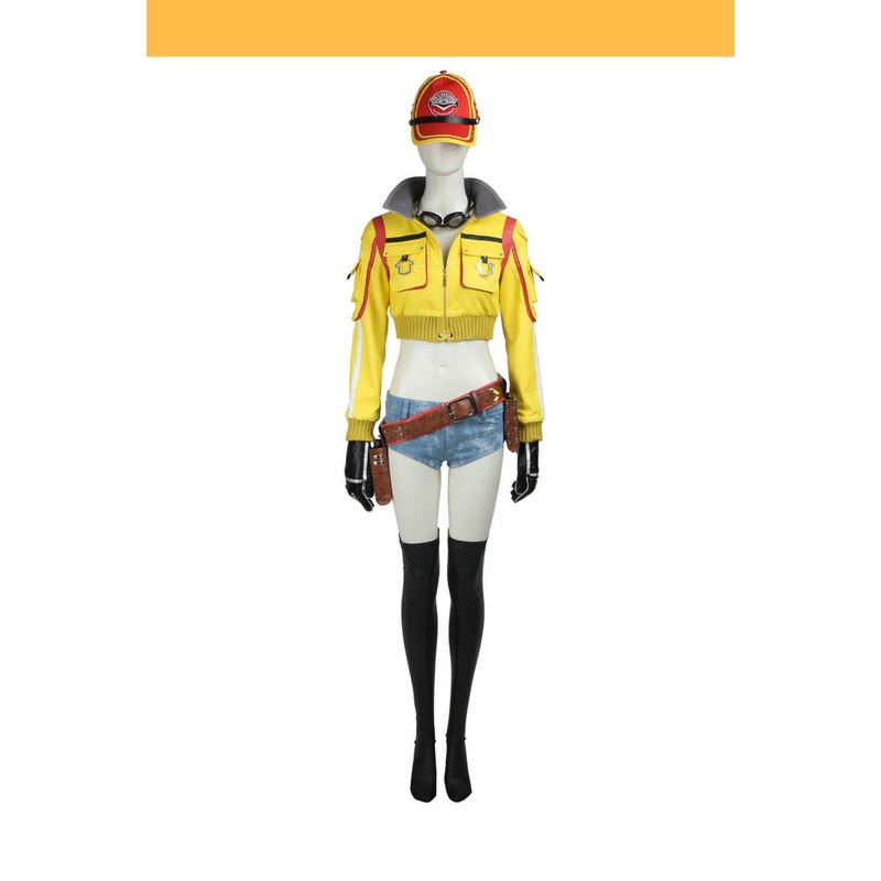 Final Fantasy XV FF15 Cindy Aurum Option A Cosplay Costume