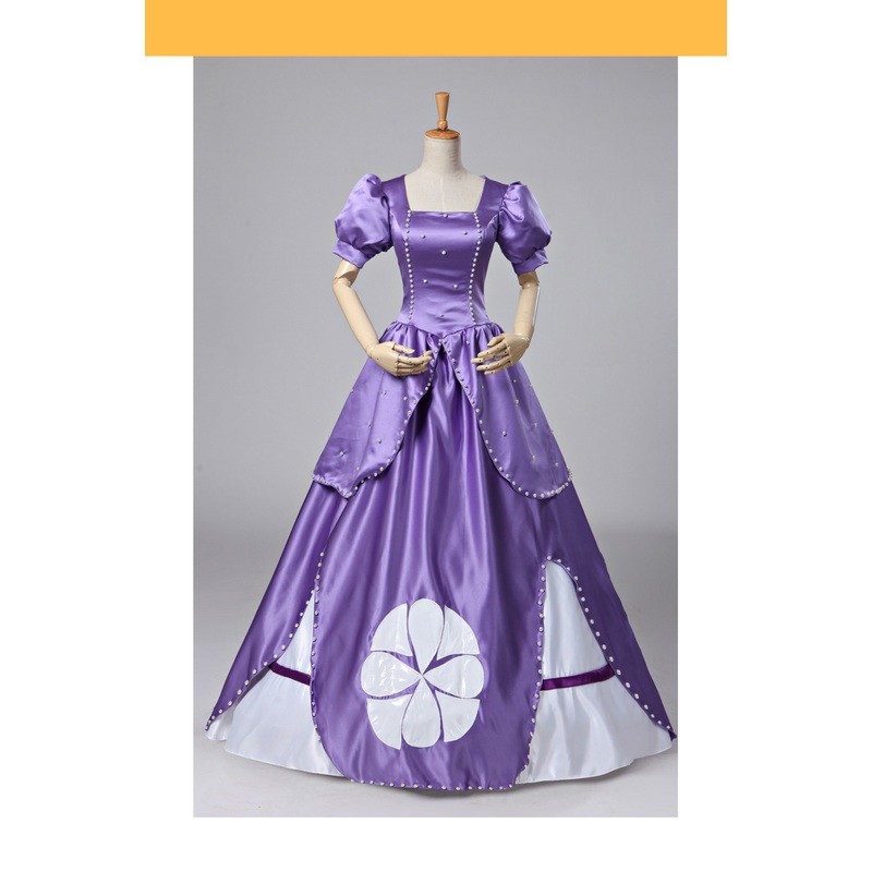 First Princess Sofia Classic Satin Cosplay Costume