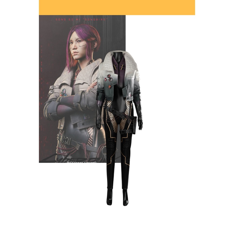 Songbird Cyberpunk 2077 Phantom Liberty Cosplay Costume