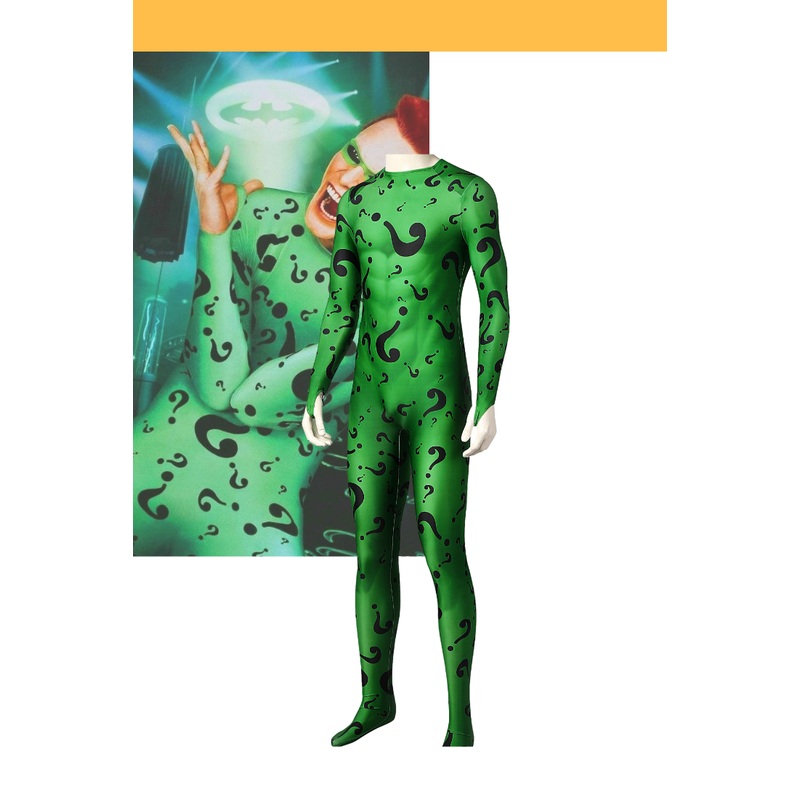 Batman Forever Riddler Digital Printed Cosplay Costume