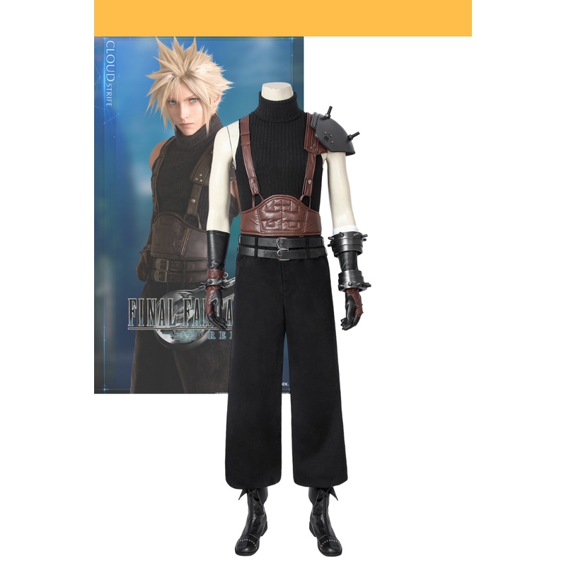 Final Fantasy VII FF7 Remake Remake Cloud Strife Complete Cosplay Costume