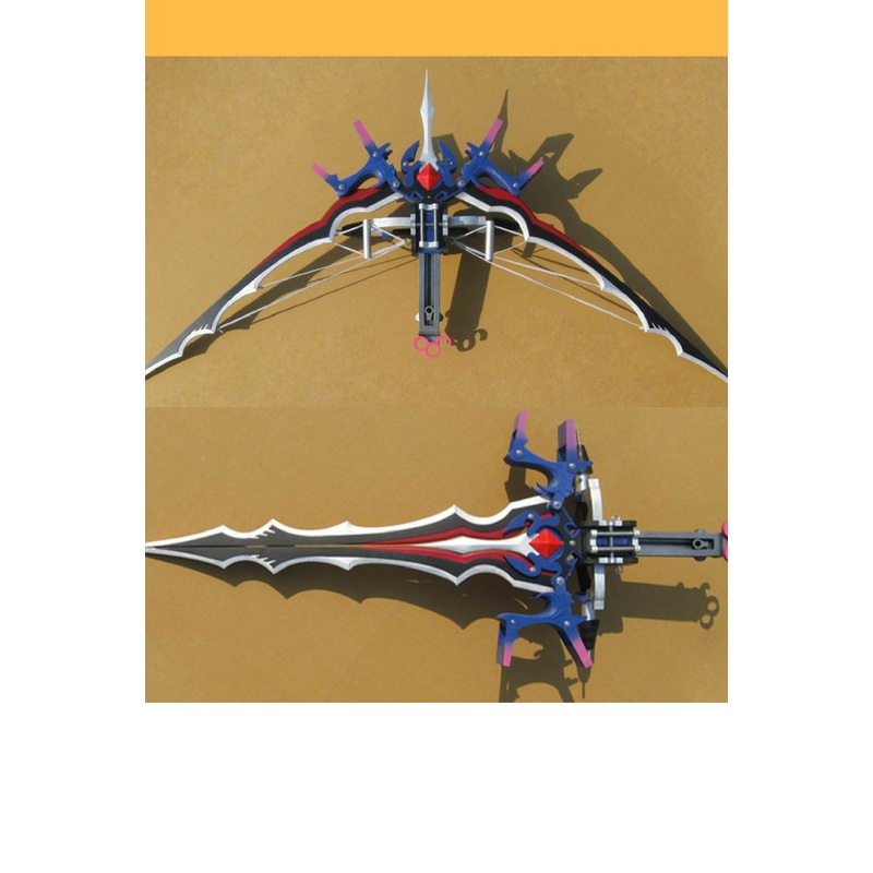 Final Fantasy XIII-2 FF13-2 Serah Farron Transformable Bow Cosplay Prop