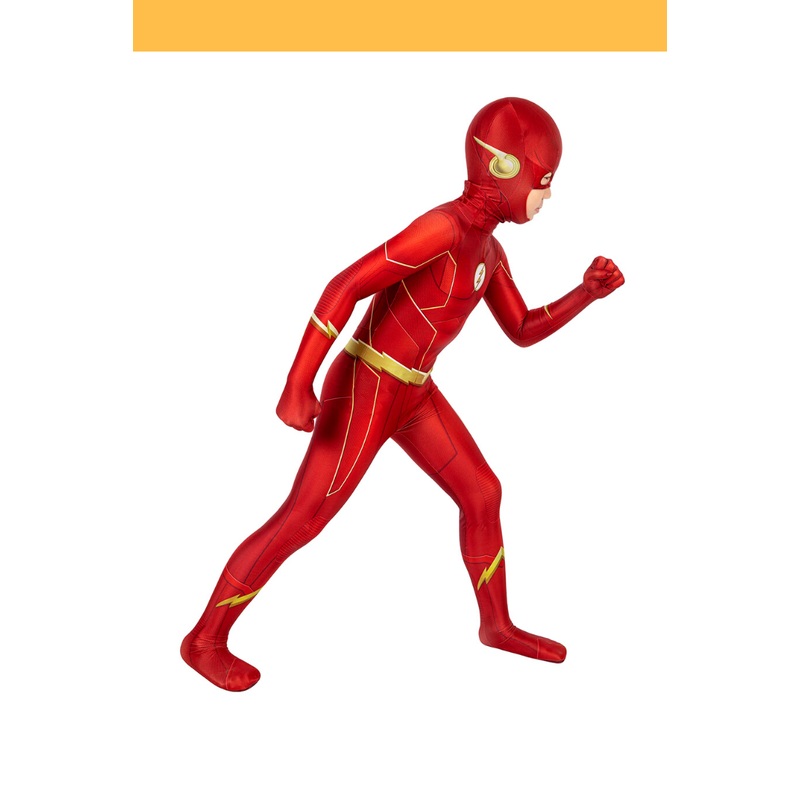 Flash Season 6 Kids Size Digital Printed Cosplay Costume