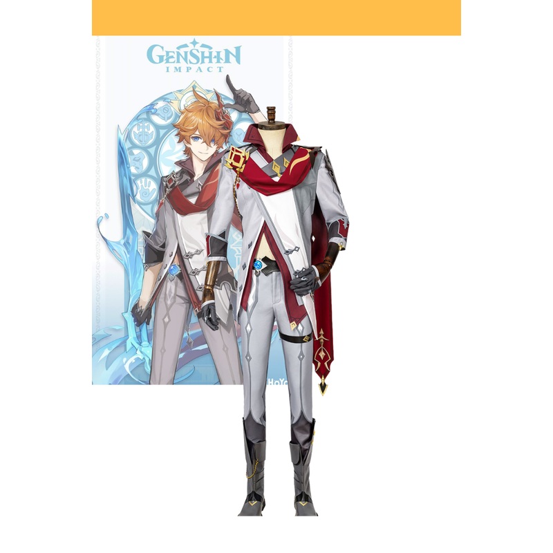 Genshin Impact Tartaglia Standard Size Only Cosplay Costume