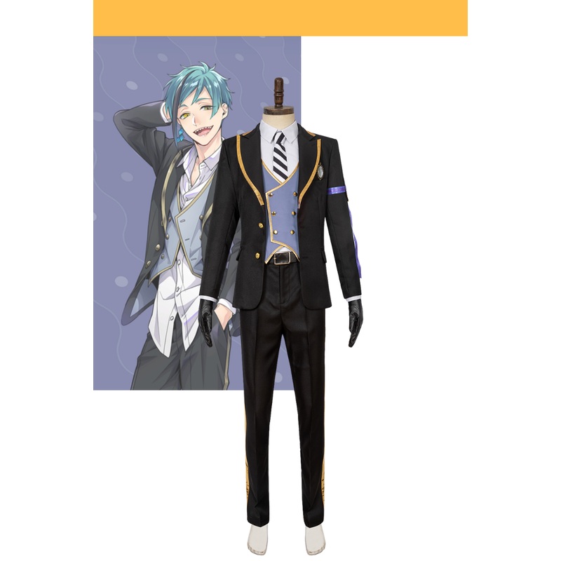 Twisted Wonderland Heartslabyul School Uniform Blue Ver Cosplay Costume