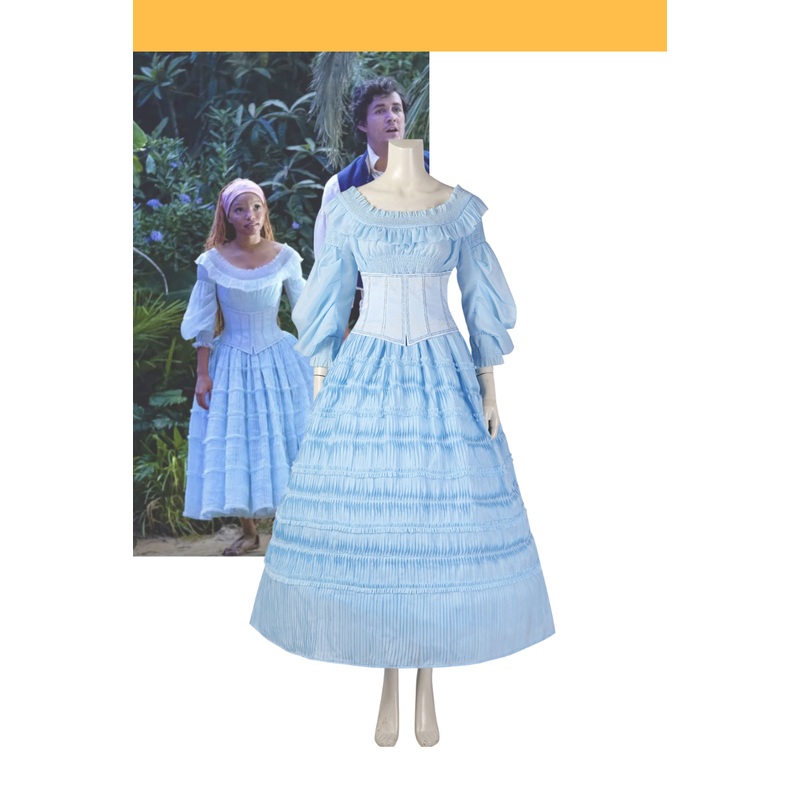 Ariel Land Dress Little Mermaid 2023 Cosplay Costume