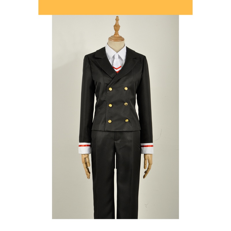Cardcaptor Sakura Clear Card Syaoran Middle School Uniform Cosplay Costume