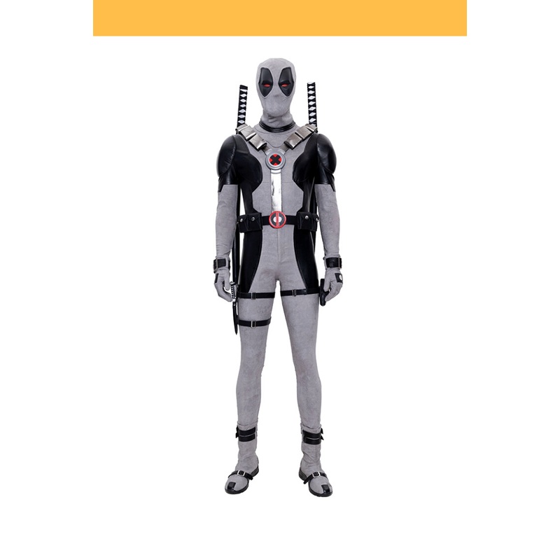 Deadpool Grey X-Force Cosplay Costume