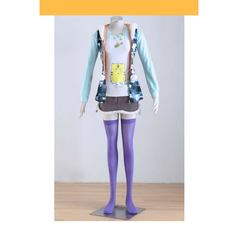 Super Sonico Tiger Hoodie Cosplay Costume