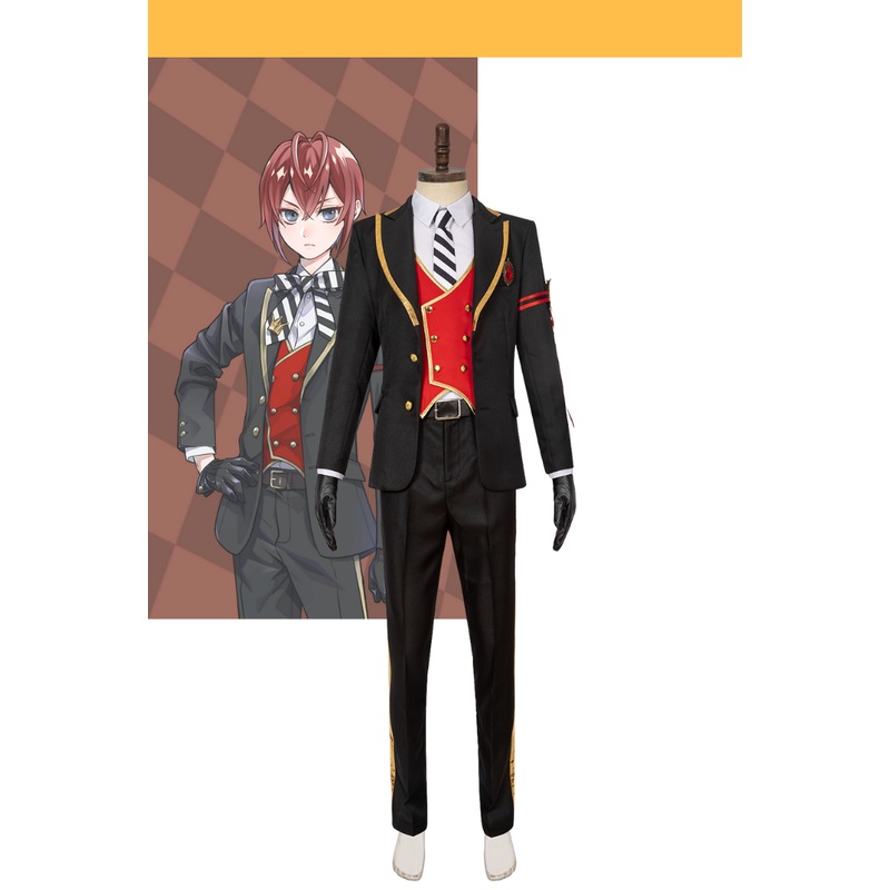 Twisted Wonderland Heartslabyul School Uniform Red Ver Cosplay Costume