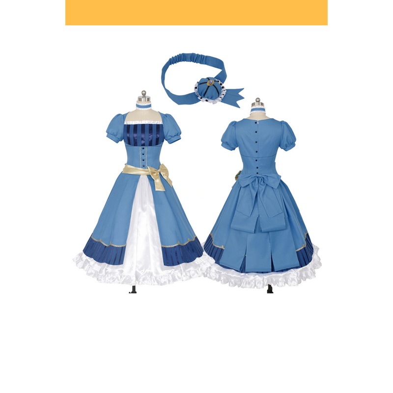 Black Butler Kuroshitsuji Elizabeth Midford Book of the Atlantic Cosplay Costume