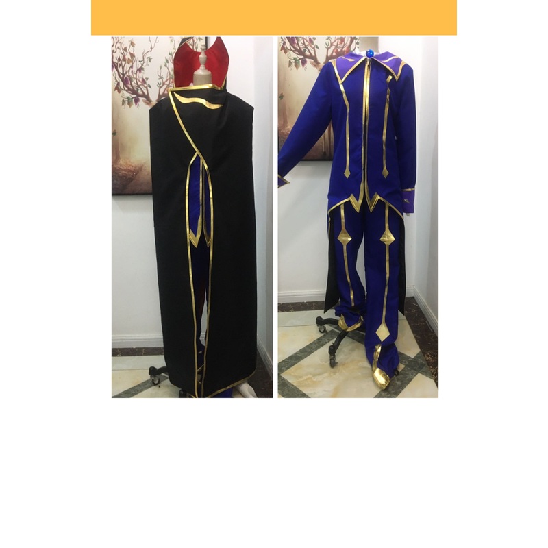 Code Geass R2 Zero Uniform Fabric Version Cosplay Costume